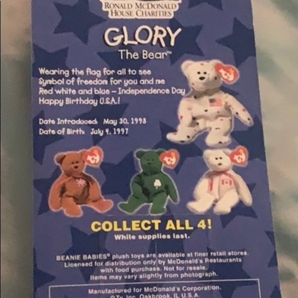 Collectable TY bears Ronald Mc Donald 1990’s - Picture 9 of 9